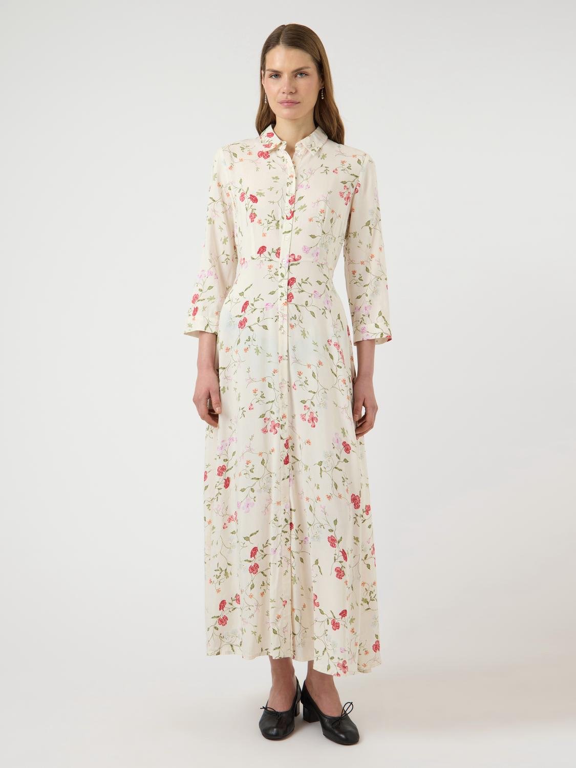 YASSAVANNA Long Dress - Pristine - VERO MODA & VILA Bergvik